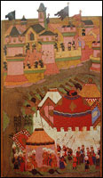 Ottoman depiction of the 1529 siege of Vienna. 