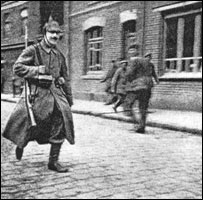 Adolf Hitler as a "courier."