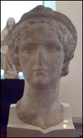 Empress Agrippina (16-59) was murdered by order of Nero. 