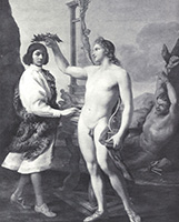 Apollo Crowning the Musician Marcantonio Pasqualini by Andrea Sacchi. 