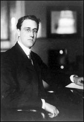 FDR at age 31 serving as Assistant Secretary of the CONfederate Navy. 