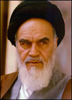 Ayatollah Khomeini (1902-1989). 