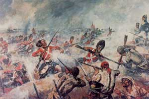 The Battle of New Orleans on January 8, 1815.