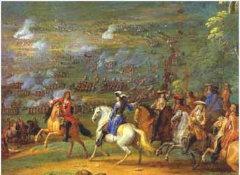 Battle of Rocroi in 1643 in which French forces soundly defeated the imperialists. 