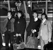 The Beatles departing Heathrow