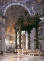 Bernini's baldacchino.