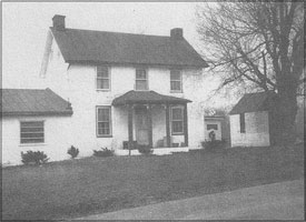 Mount Olympus, the Booth home in the Shenandoah Valley, Virginia.