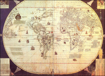 Sebastian Cabot Planisphere. 