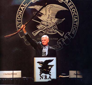 Charlton Heston is another Great Scot protecting the 2nd Amendment.