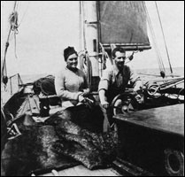 Erskine and his wife Molly on a Baltic cruise. 