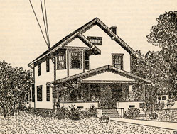 Clark home in Milan, Illinois