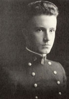 Navy cadet William "Deak" Parsons (1901-1953), in his 1922 Naval Academy portrait.