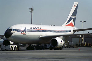 A Delta Airlines Airbus A310 at JFK. 