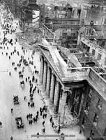 The GPO in Dublin was the center of the 1916 Easter insurrection. 