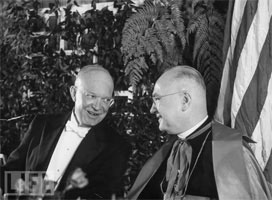 President Eisenhower and Cardinal Spellman
