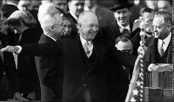 Inauguration of President Eisenhower on Jan. 20, 1953. 