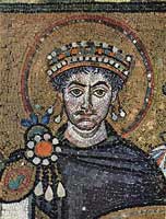 Emperor Justinian (483-565). 