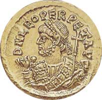 Coin of Emperor Leo. 