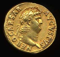 Coin of Emperor Nero. 