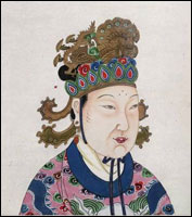Empress Wu Zetian (624–705). Empress from 655 to 705.