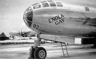 The B-29 Enola Gay that dropped the 