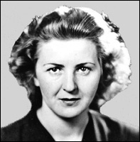 Eva Braun (1912–????) became the wife of Hitler in Argentina. 