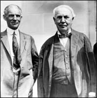 Henry Ford and Thomas Edison become very close friends. 