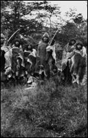 Fuegian natives in Patagonia. 