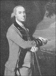 General Thomas Gage (1719-1789) commanded the British standing army in Boston. 