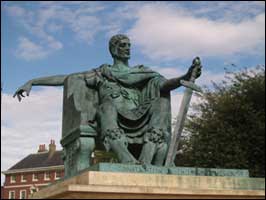 Statue of Constantine in York, England. 
