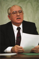 Gorbachev announced his resignation on Dec. 25, 1991