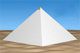 Exterior view of the Great Pyramid 