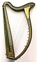 Irish harp. 