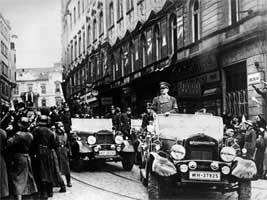 Hitler entered Prague on 