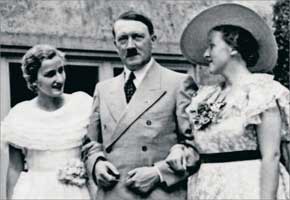 Hitler, Verena, and Friedelind Wagner. 