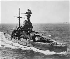 HMS Revenge circa 1940. 