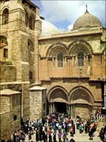 Church of the Holy Sepulchre, former site of the Temple of Venus.