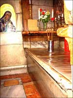 The so-called tomb of Jesus. 
