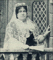 Queen Isabella in exile in Paris. 