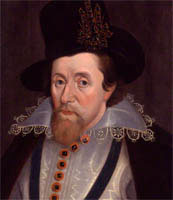 King James I (1567–1625).