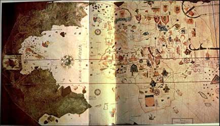 The 1500 Juan de la Cosa map. 