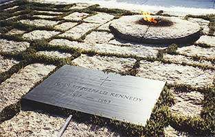 President Kennedy's final resting place 