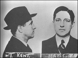 Kent immediately after his arrest by Scotland Yard