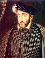 King Henry II of France (1519-1559).