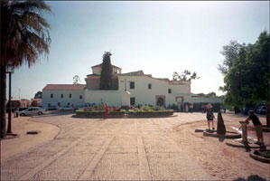 Franciscan monastery Santa María de la Rábida. Columbus's headquarters before his great voyage of discovery.