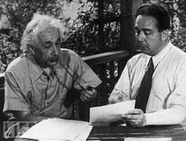 Einstein and Dr. Szilard in 1939. 