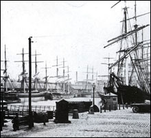 Liverpool docks was a beehive of activity building ships for the CONfederacy. 