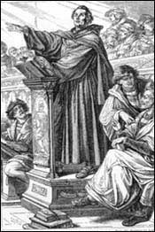 Luther preaching by Schnorr.