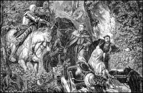Luther carried off to the Wartburg.
