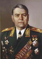 Marshal Vasilevsky (1895 - 1977) commanded the Soviet Far Eastern Front. 